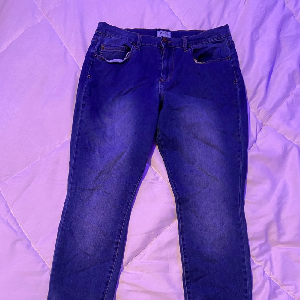Medium wash jeggings. Mudd brand size 15